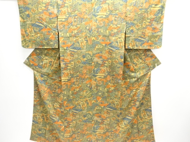 JAPANESE KIMONO / KOMON / UTENSILS IN THE PAST